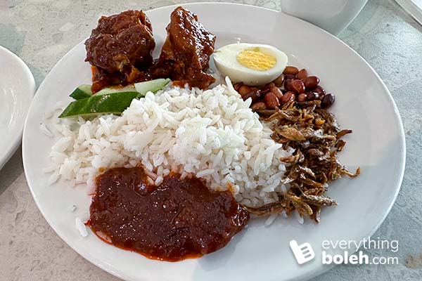 List of Menu Rahman meals & shops in Malaysia - RM5 Nasi Lemak